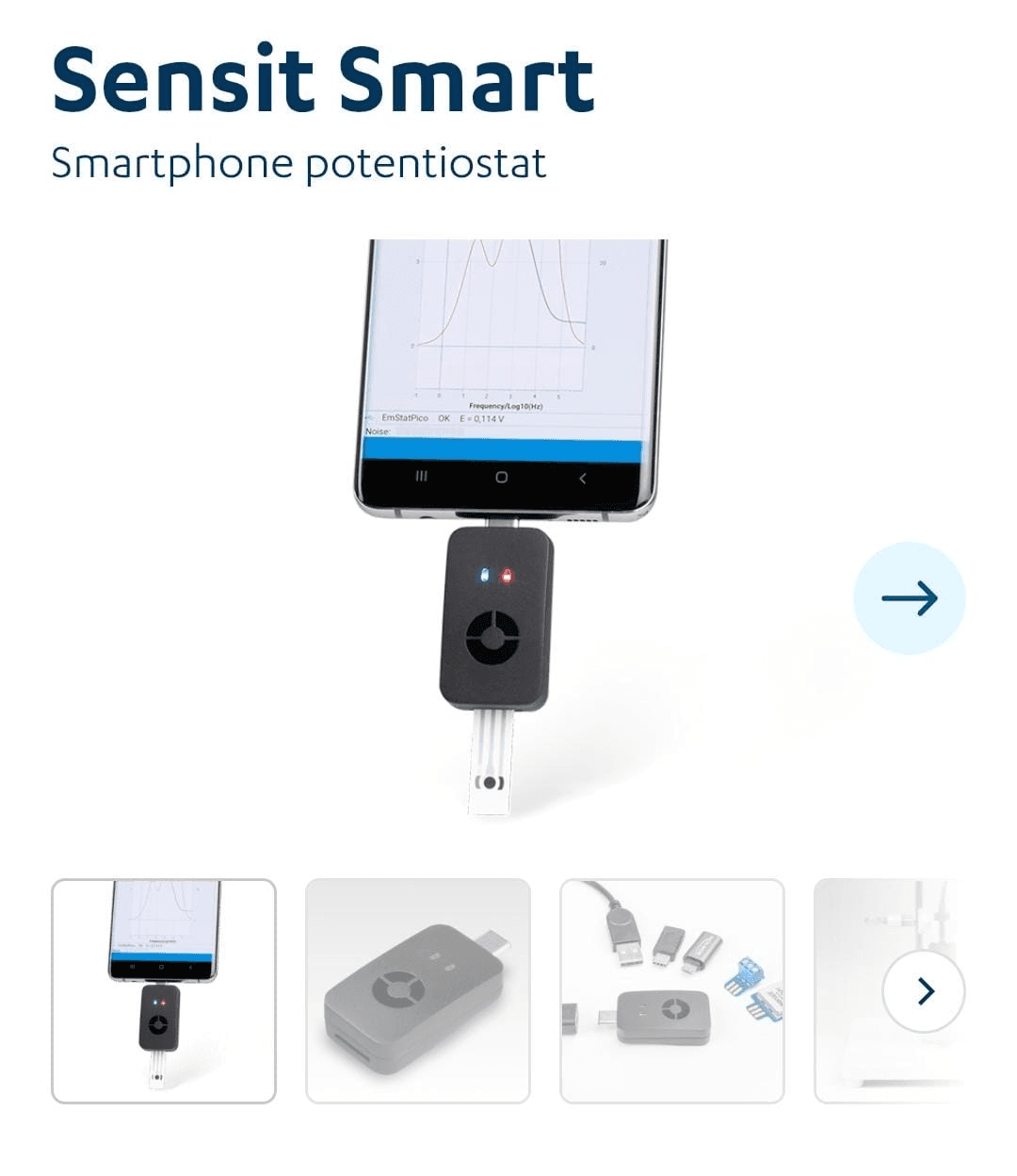 Sensit Smart smartphone potentiostat system